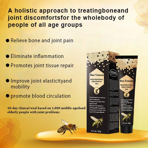 🐝 Seurico™ New Zealand Bee Venom Joint Relief Gel(New Zealand Bee Extract - Specializes in the treatment of orthopedic conditions and arthritic pain)