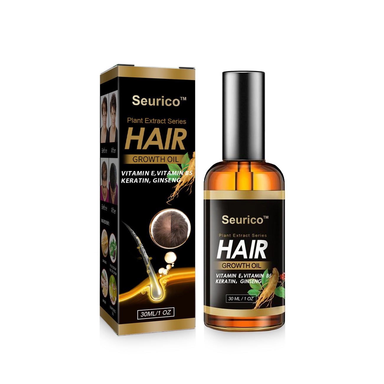 Seurico™ Rapid Hair Growth Serum - Rejuvenate your hair with our proven product!