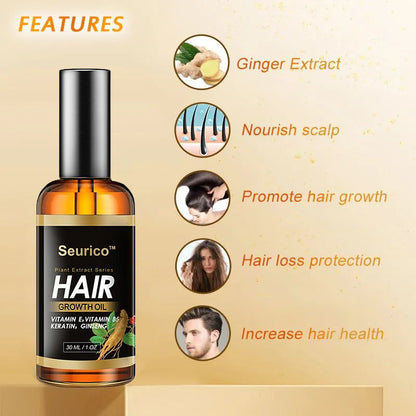 Seurico™ Rapid Hair Growth Serum - Rejuvenate your hair with our proven product!