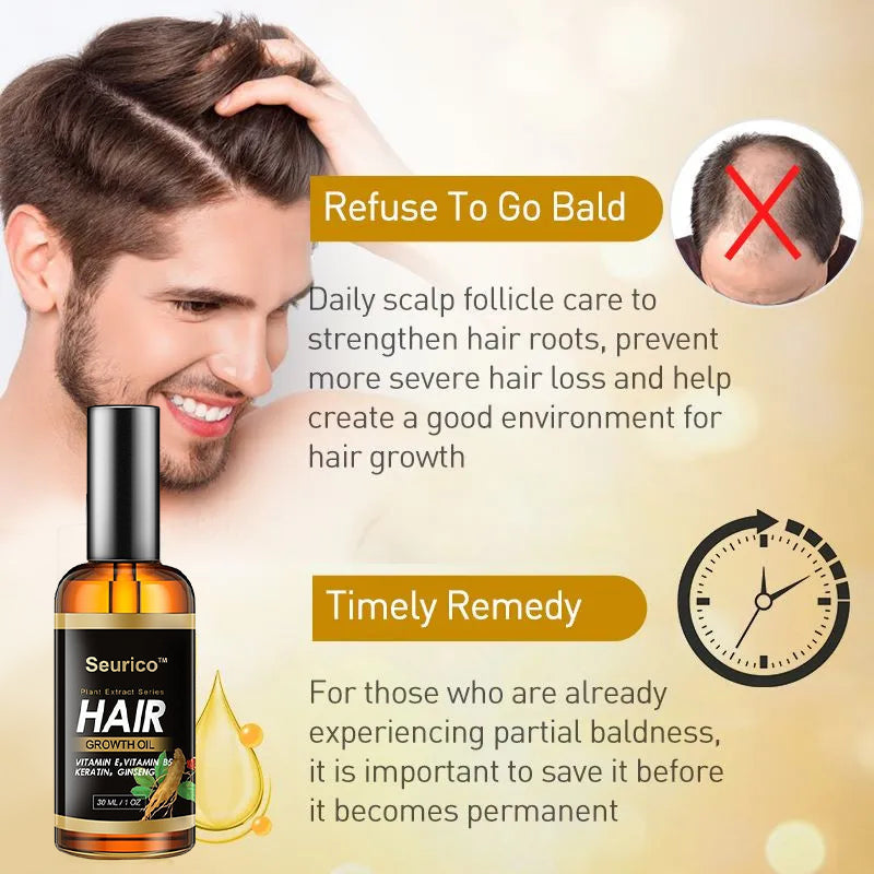 Seurico™ Rapid Hair Growth Serum - Rejuvenate your hair with our proven product!